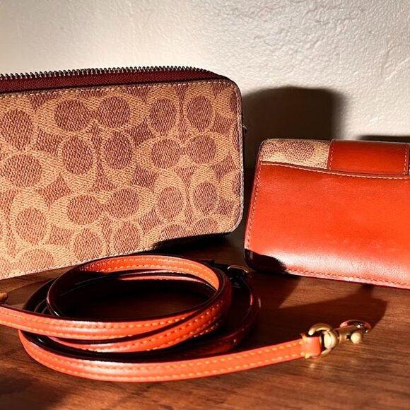 Coach Kira Crossbody Bag & matching Slim Card Case - Picture 5 of 9